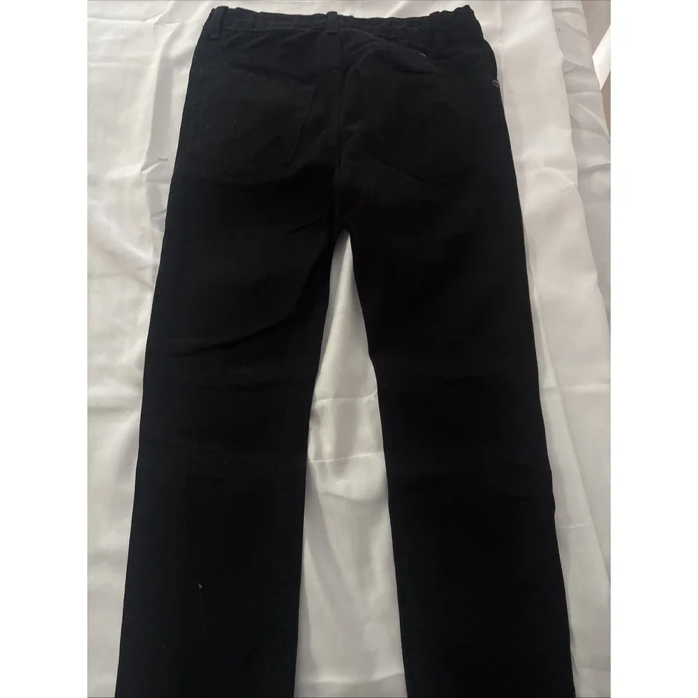 Children’s Place Black Skinny Jeans Boys Size 8 Adjustable Waist